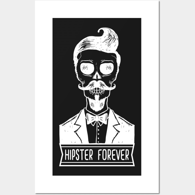 Hipster Forever Wall Art by ByVili